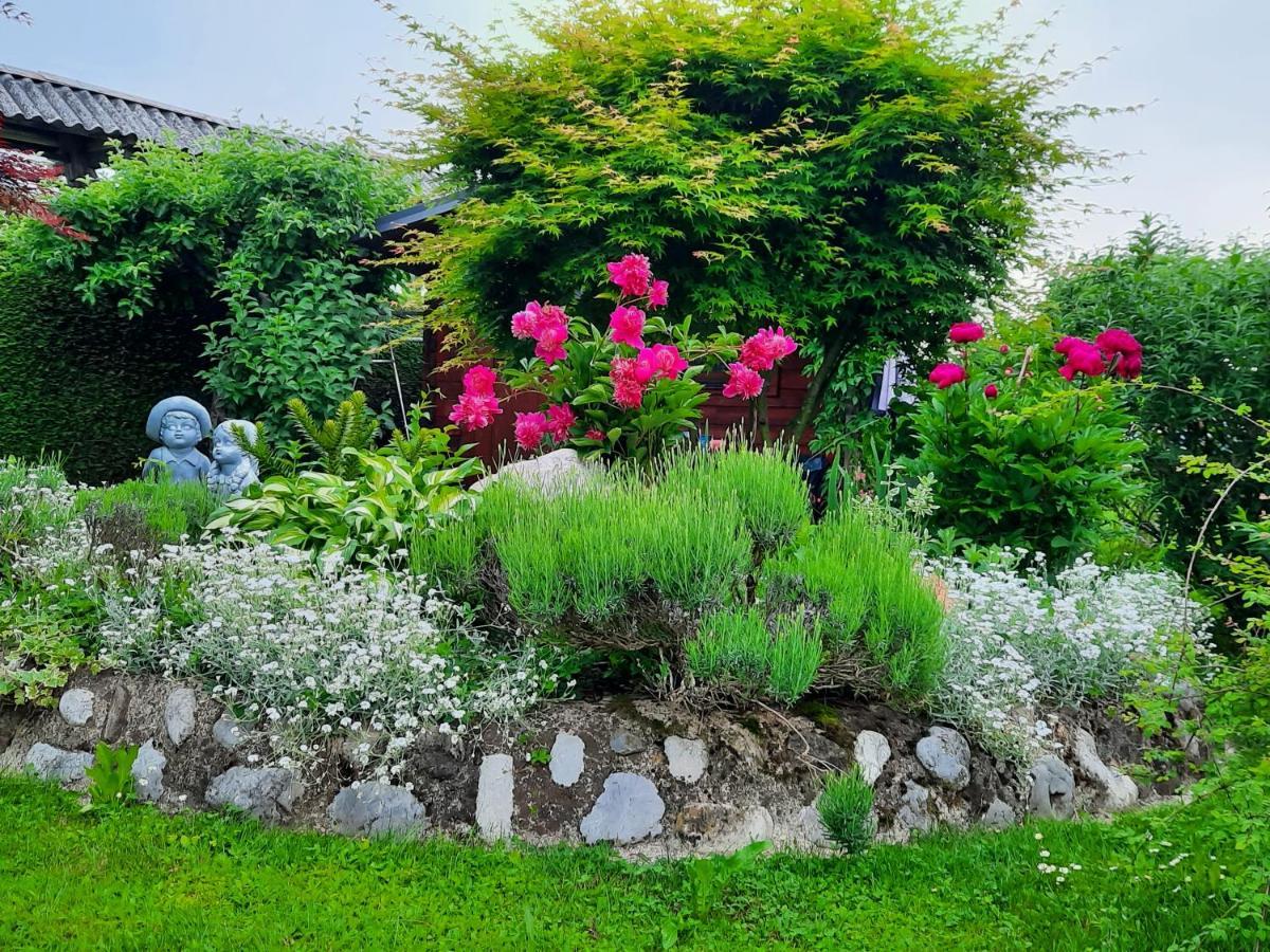 Garden Paradise Bled Apartments - Garden, Pond And Castle View Exterior foto
